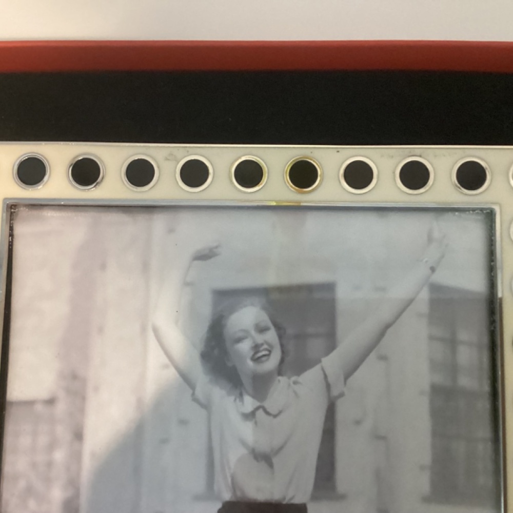 Kate Spade Cream and Black  Polka Dot Photo Frame 5x7 - Picture 6 of 9